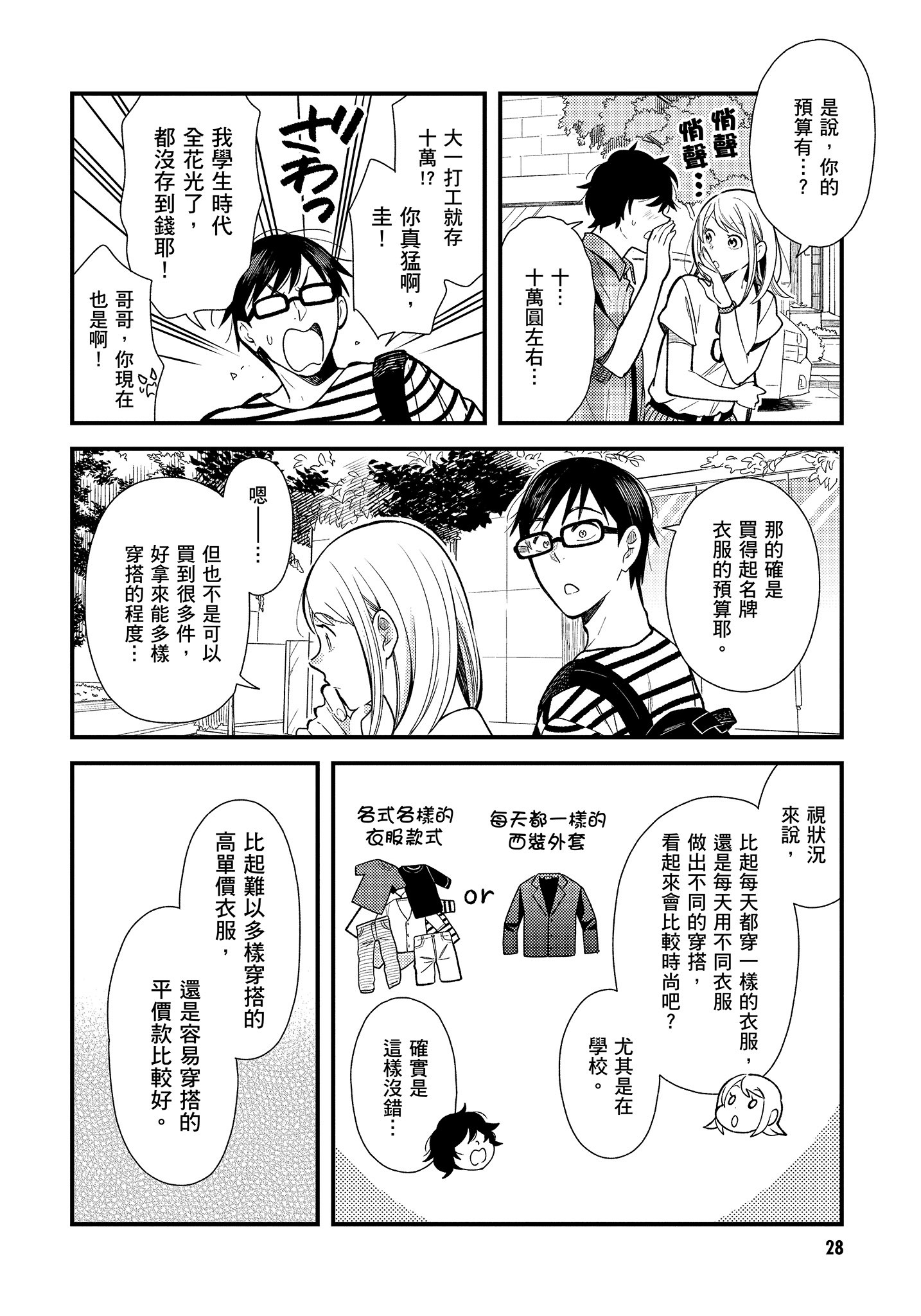 衣服要这么穿【1-16卷 9-16是生肉】【服を着るならこんなふうに／我妹的時尚宅男改造計畫】-4